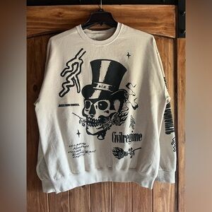 Civilregime civil regime Darc sport crew neck sweatshirt size XL